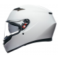 Κράνος μηχανής AGV K3 E2206 - MONO SETA ΛΕΥΚΟ thumb